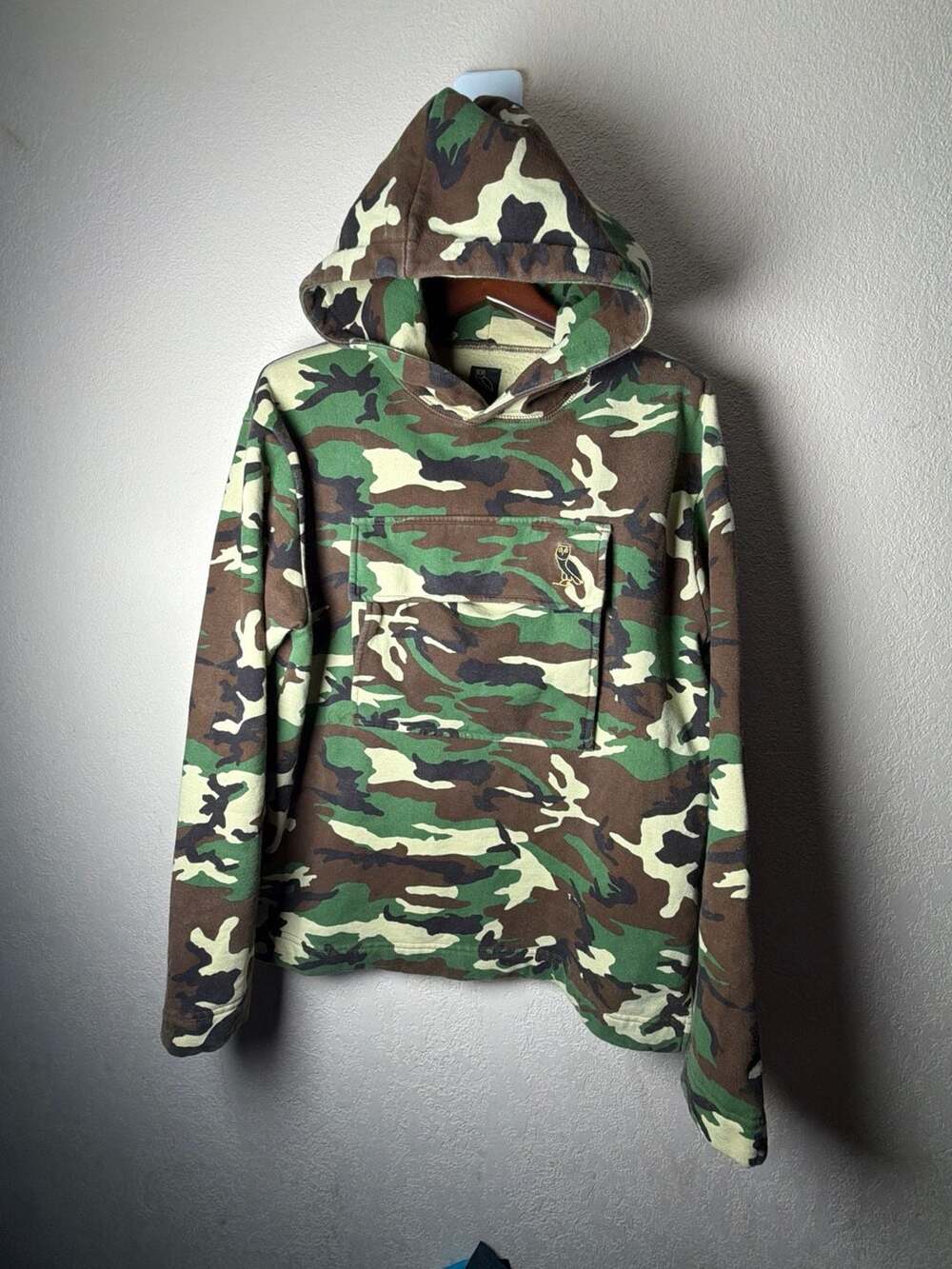 OVO October's Very Own Camo Utility Pocket Hoodie Size Medium